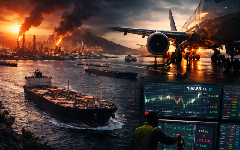 Record Dubai crude at $166 and jet fuel nearing $220 highlight a historic global energy price surge as Iran war disruptions tighten oil supply chains and drive volatility across fuel markets (representative image).