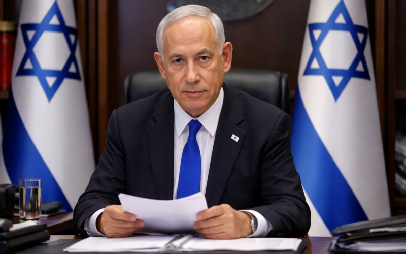 Representative image of Israeli Prime Minister Benjamin Netanyahu amid reports denying viral social media rumors about his death, as Israel’s government confirms the leader remains actively overseeing military and diplomatic operations during the ongoing regional conflict.