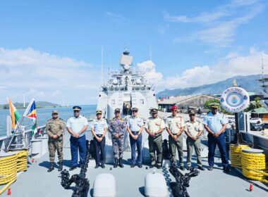 INS Trikand departs Seychelles after maiden Indian Navy participation in Exercise Lamitiye 2026 tri-services drill