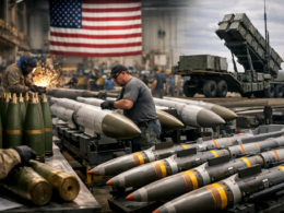 Representative image of a United States defence manufacturing line as the Pentagon signs framework agreements with BAE Systems, Lockheed Martin, and Honeywell Aerospace to expand munitions production and missile defence capacity on a wartime footing.