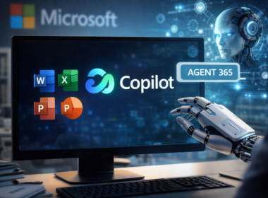 Representative image illustrating Microsoft Corporation’s launch of Wave 3 of Microsoft 365 Copilot, highlighting agentic AI capabilities, the new Agent 365 management platform, and the $99-per-user Microsoft 365 E7 Frontier Suite designed to expand enterprise AI productivity workflows.