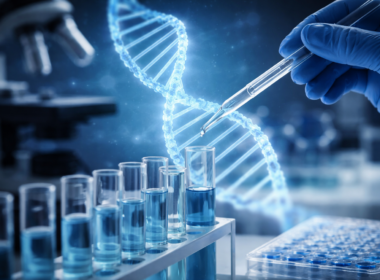 Representative image illustrating gene-editing research as YolTech Therapeutics advances YOLT-202 into a Phase 2/3 trial, exploring a potential “one-and-done” treatment for Alpha-1 Antitrypsin Deficiency.