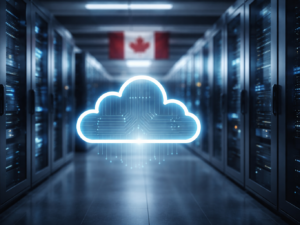Representative image of a cloud data center environment illustrating enterprise legacy system migration to Microsoft Azure, reflecting Kyndryl’s Cloud Uplift expansion in Canada to modernize mission-critical workloads while keeping data within national datacentre regions.
