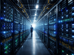 A representative image of a high-density AI data center, reflecting the surge in GPU-powered cloud infrastructure behind CoreWeave, Inc.’s $5 billion revenue milestone and record long-term AI compute contracts.
