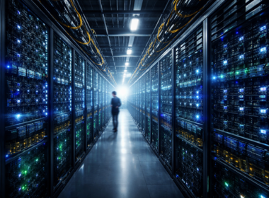 A representative image of a high-density AI data center, reflecting the surge in GPU-powered cloud infrastructure behind CoreWeave, Inc.’s $5 billion revenue milestone and record long-term AI compute contracts.