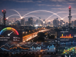 Representative image of digital network performance analytics and connectivity monitoring tools as Accenture agrees to acquire Ziff Davis’ Connectivity division, including Ookla, Speedtest, Downdetector, Ekahau, and RootMetrics, in a $1.2 billion deal aimed at expanding enterprise network intelligence and AI-driven infrastructure optimization.