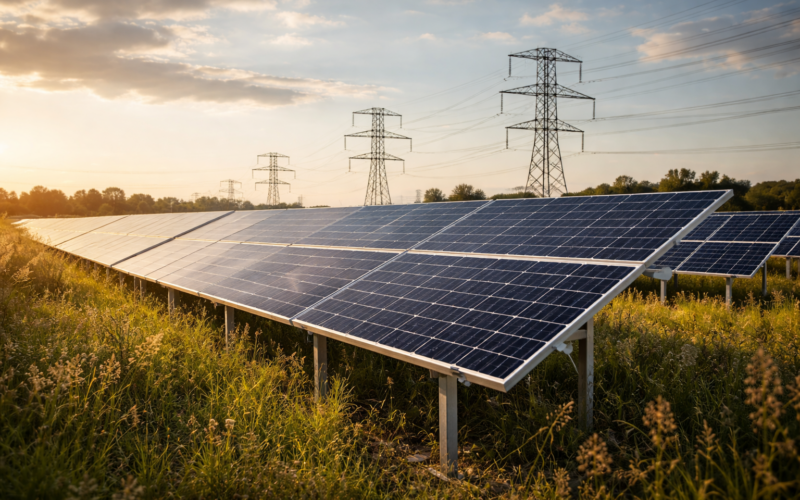 Georgia Power’s record distributed solar procurement highlights the growing role of small-scale solar projects in meeting rising electricity demand across Georgia, supporting Southern Company’s long-term clean energy strategy (representative image).