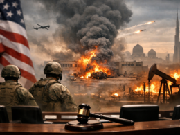 Representative image of escalating Middle East tensions as the United States Senate prepares for a war powers vote amid Iranian retaliation threats, drone attacks on American diplomatic facilities, and surging global oil prices tied to the widening Iran conflict.