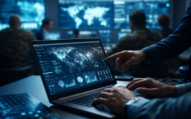 Representative image illustrating hyperscale data analytics dashboards used in government operations, reflecting the Ocient and TekSynap partnership to modernize large-scale mission data analysis for United States federal agencies.