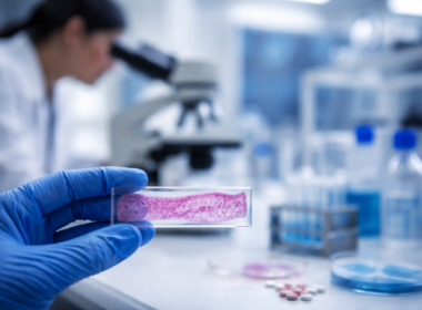 Representative image of a laboratory skin research setting illustrating the kind of translational science behind Rubedo Life Sciences’ RLS-1496 Phase 1 dermatology results in psoriasis, atopic dermatitis, and skin aging.
