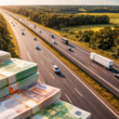 Representative image of a motorway corridor and capital flows illustrating HICL Infrastructure PLC’s £311 million A63 Motorway stake sale in France, as the London-listed infrastructure investor exits the Atlandes asset at a 21% premium to book value.