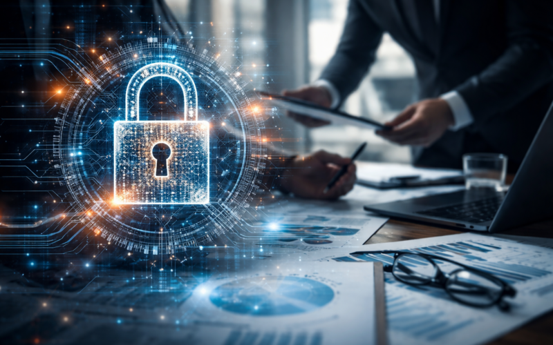 Representative image of post-quantum cryptography risk in enterprise cybersecurity as Bain & Company and International Business Machines Corporation collaborate to help private equity and corporate clients prepare for the quantum computing security era.
