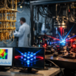 Representative image of a quantum computing lab setup showing superconducting and neutral atom research systems, illustrating Google’s two-qubit strategy and what its neutral atom expansion could mean for IonQ, QuEra, and the future of quantum computing.