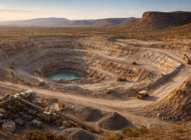 Representative image of a rare earth mining site illustrating the type of operation planned at the Round Top project in Texas, as USA Rare Earth moves to acquire Texas Mineral Resources to consolidate control of the strategic critical minerals deposit.