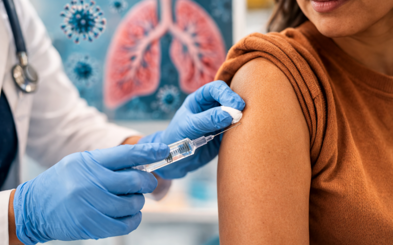 Representative image: A healthcare professional prepares an RSV vaccine dose as researchers expand adult immunization strategies following the U.S. Food and Drug Administration’s approval allowing GSK plc’s Arexvy RSV vaccine to be used in at-risk adults aged 18 to 49.