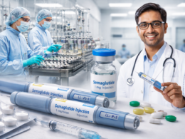 Representative image of semaglutide injection pens and vials, highlighting Glenmark Pharmaceuticals’ GLIPIQ launch in India as the generic GLP-1 diabetes treatment market begins following patent expiry.