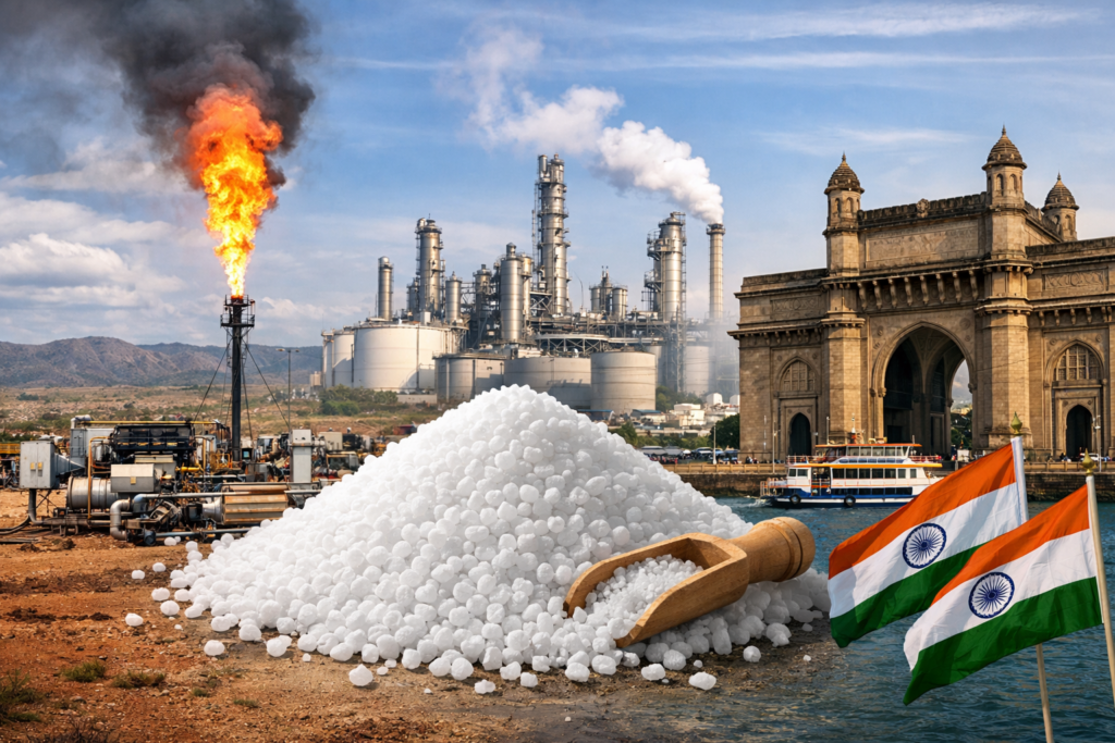 Representative image of an underground coal gasification and fertiliser production facility concept, reflecting the strategic partnership between NeuRizer Limited and Reliance Industries Limited to advance the Leigh Creek Urea Project and scale UCG technology for future fertiliser and energy applications.