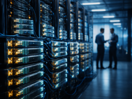 Representative image of AI cloud server infrastructure used to illustrate Meta Platforms, Inc.’s additional $21 billion CoreWeave, Inc. capacity deal and the rising battle for long-term AI compute.
