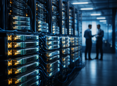 Representative image of AI cloud server infrastructure used to illustrate Meta Platforms, Inc.’s additional $21 billion CoreWeave, Inc. capacity deal and the rising battle for long-term AI compute.