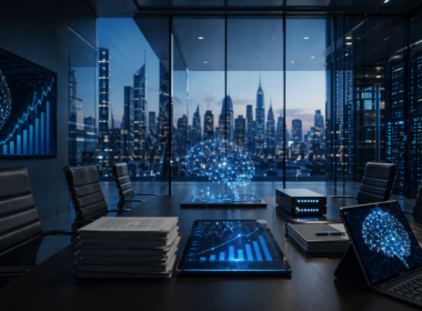 Representative image of artificial intelligence infrastructure and financial technology systems, reflecting Alphabet Inc.’s reported $40 billion Anthropic investment and Google’s expanding bet on frontier AI computing capacity.