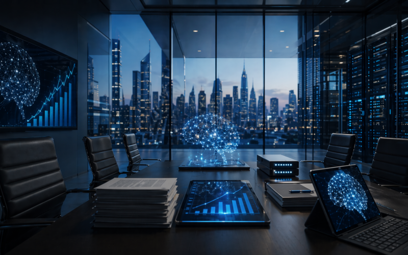Representative image of artificial intelligence infrastructure and financial technology systems, reflecting Alphabet Inc.’s reported $40 billion Anthropic investment and Google’s expanding bet on frontier AI computing capacity.