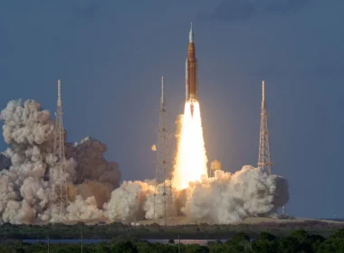 Artemis II lifts off: Four astronauts begin 10-day journey around the Moon