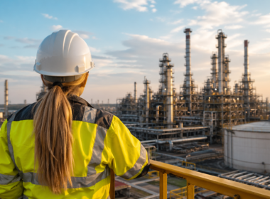 Representative image of an oil refinery and energy infrastructure site, reflecting BP p.l.c.’s stronger first-quarter 2026 profit, refining margin recovery, oil trading boost, and renewed investor focus under chief executive officer Meg O’Neill.