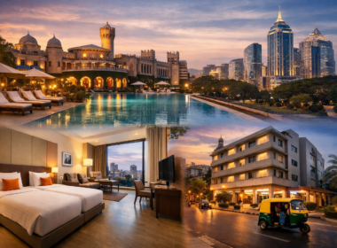 Representative image of Bengaluru’s diverse hotel market, highlighting luxury, mid-range, and budget stay options featured in our complete guide to the top hotels in Bengaluru for 2026.