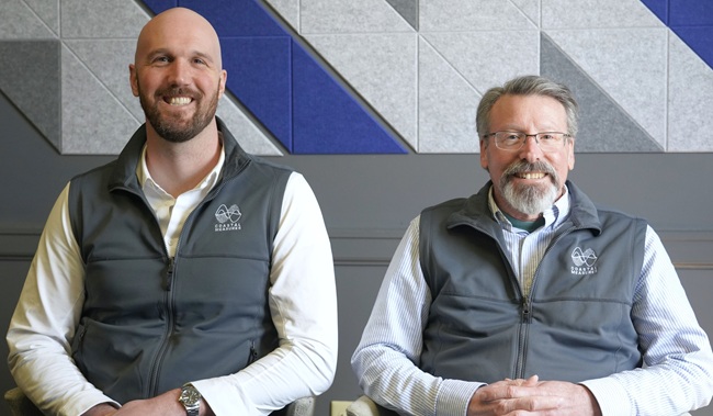 Coastal Measures co-founders Josh Humberston, Chief Executive Officer, and Neil Schonwald, Chief Technology Officer, as the company raises $1.2 million to scale CUMULUS and build a coastal intelligence data stack.