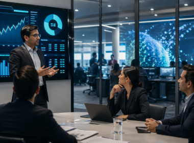 Representative image of enterprise AI transformation and digital services strategy, as Cognizant Q1 2026 results put the spotlight on bookings growth, Project Leap margin savings, and the harder test of converting AI momentum into durable earnings.