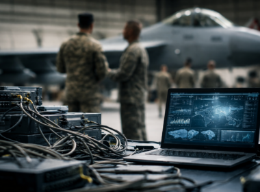 Representative image of U.S. Air Force defense data infrastructure and enterprise IT systems, illustrating how Dell Technologies’ EMC contract win could support military test data modernization.