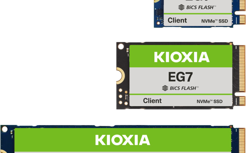 KIOXIA Holdings Corporation (TYO: 285A) pushes QLC SSDs deeper into mainstream PCs with EG7 launch