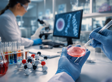 Representative image of a cancer cell therapy research laboratory, illustrating the kind of oncology platform innovation behind Eli Lilly’s reported Kelonia deal and its broader cancer pipeline expansion.