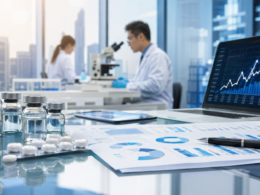 Representative image of pharmaceutical research and financial performance analysis, reflecting how GSK plc’s Specialty Medicines growth helped offset weaker Vaccines sales in its first-quarter 2026 earnings.