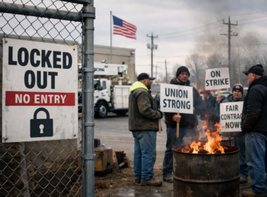 Representative image of a utility labor dispute as Northern Indiana Public Service Company locks out 1,600 United Steelworkers workers amid collapsed contract talks, raising fresh questions about NiSource’s labor strategy and operational stability in Indiana.