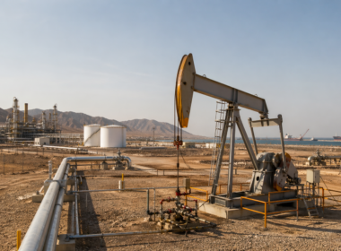 Representative image of an onshore oil and gas production site and export-linked energy infrastructure in the Middle East, reflecting why Kistos Holdings plc’s Oman acquisition and production growth strategy are drawing investor attention.