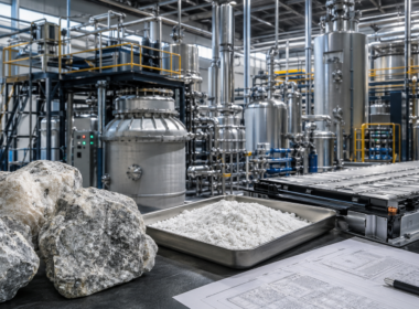 Representative image: Lithium converters are becoming a critical bottleneck in the electric vehicle battery supply chain, as mined ore must be transformed into battery-grade lithium chemicals before it can support Western EV manufacturing and critical minerals independence.