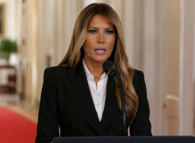 Representative image of a White House press statement scene, reflecting the closely watched moment after Melania Trump publicly denied Jeffrey Epstein links and called for a congressional hearing for survivors.