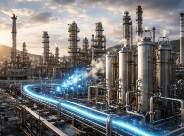 Representative image of a refinery hydrogen production unit, illustrating how Petronor and H2SITE’s membrane technology partnership could improve high-purity hydrogen recovery, refinery efficiency, and low-carbon industrial decarbonisation in Spain.