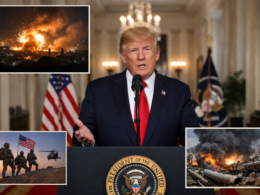 Representative image of President Donald Trump delivering a prime-time White House address as the United States signals fresh strikes on Iran, with the war’s next phase raising new fears over escalation, oil supply disruption, and Middle East stability.