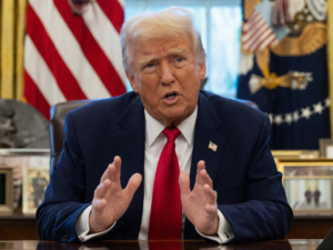 Representative image of United States President Donald Trump as markets brace for fresh Iran war exit signals, NATO withdrawal rhetoric, and a deepening global oil crisis.