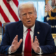 Representative image of United States President Donald Trump as markets brace for fresh Iran war exit signals, NATO withdrawal rhetoric, and a deepening global oil crisis.