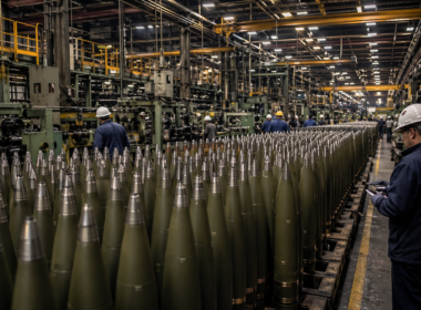 Representative image of a United States munitions production facility as Washington races to expand defence industrial capacity and artillery shell output amid rising global demand.