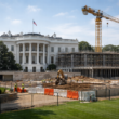Representative image of White House construction activity as appeals court allows ballroom project work to continue for now amid an escalating legal battle over the Trump administration’s expansion plan.