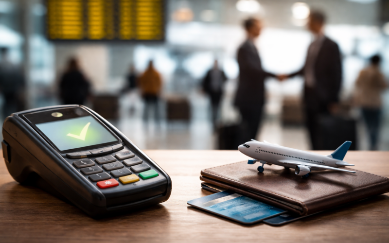Representative image of airline payments and fraud prevention, illustrating how the Riskified-Outpayce from Amadeus partnership could help airlines reduce chargebacks, improve booking approvals, and strengthen travel payment security.
