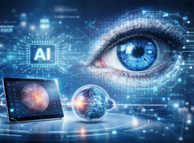 Representative image of artificial intelligence in ophthalmology, illustrating how AI is moving into focus at the ASCRS 2026 Annual Meeting as cataract and refractive surgery leaders assess its clinical, ethical, and commercial future.