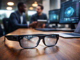 Representative image of augmented reality smart glasses for our story on Snap Inc. and Qualcomm Incorporated expanding their Specs partnership to shape the future of AI-powered wearable computing.