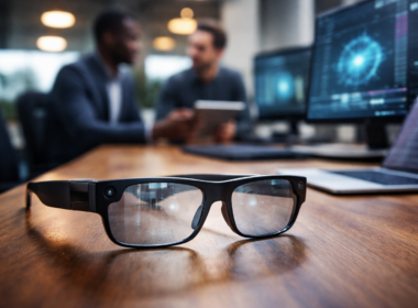 Representative image of augmented reality smart glasses for our story on Snap Inc. and Qualcomm Incorporated expanding their Specs partnership to shape the future of AI-powered wearable computing.