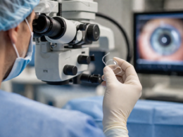 Representative image of cataract surgery technology as Johnson & Johnson highlights new TECNIS PureSee lens data at ASCRS 2026, raising fresh questions about premium intraocular lens growth and surgeon adoption.