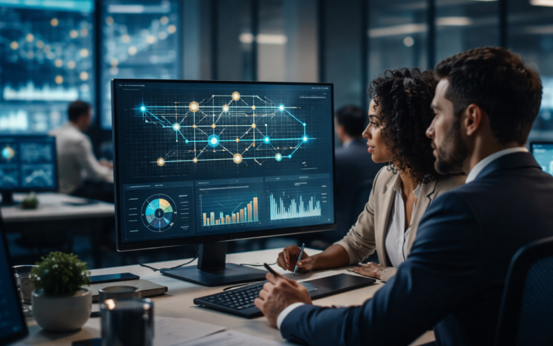 Representative image of enterprise process intelligence and cloud-based workflow analytics, reflecting how Celonis and Oracle are positioning AI, OCI, and IT modernization for large enterprises.